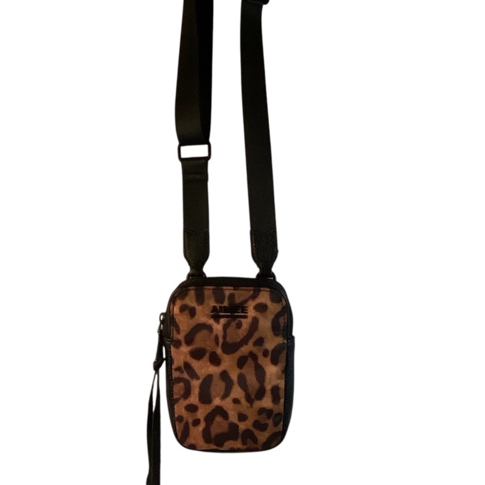Aimee Kestenberg Just Saying in Jungle Leopard Nylon Adjustable Crossbody Bag - Picture 7 of 11